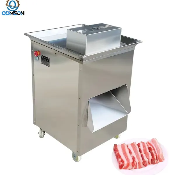 Large Capacity Beef Pork Open Strip Industrial Meat Cutter Machine Commercial Electric Meat Cutter Machine For Mass Meat Production Factory