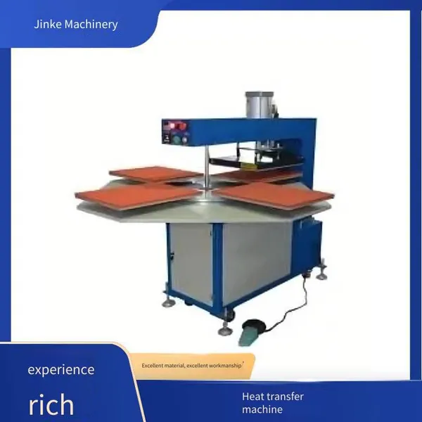 Jinke Sliding Pneumatic Dual-station Heat Transfer Machine, Easy to Use With Good Pattern Transfer Effect photo-2