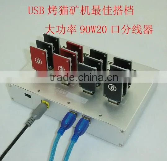 Industrial Grade 20 Port USB HUB Dual USB3.0 Adapter Industrial Class Production photo-2