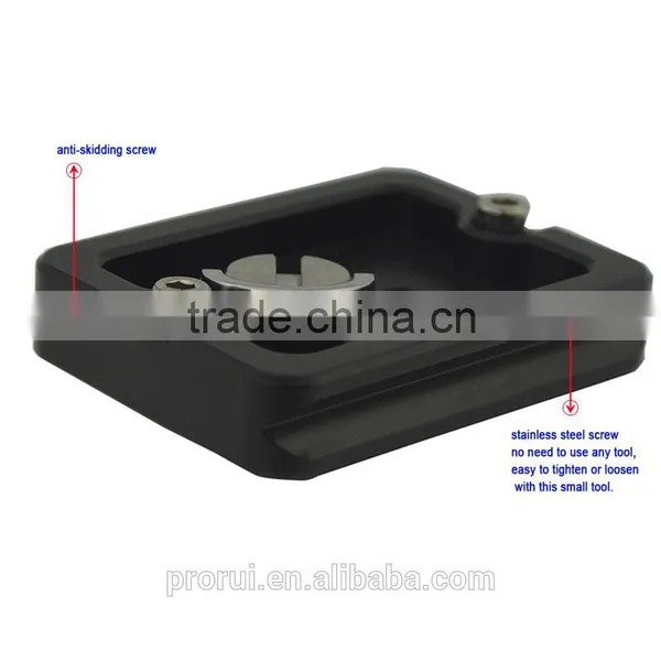 New Smart Electronic Factory Ball Head Board PU-50 Quick Release Plate With 1/4 Stainless Steel Screws photo-4