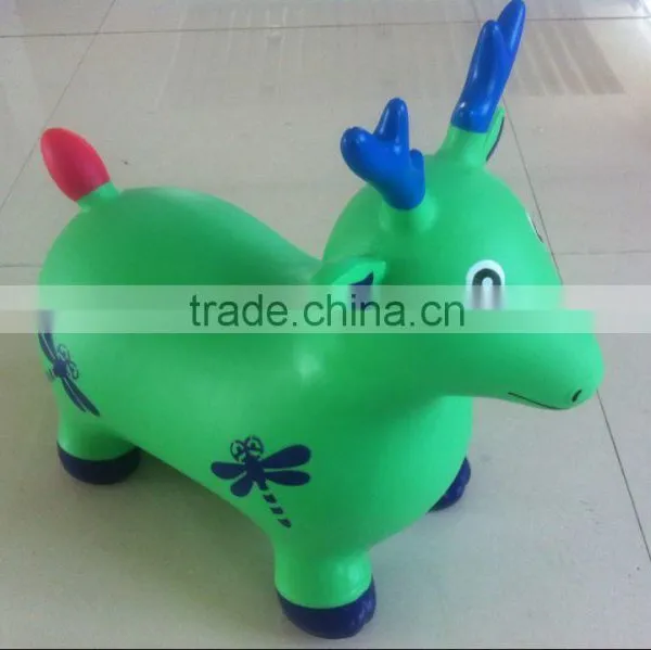 Hot selling phthalate free pvc jumping animals for children