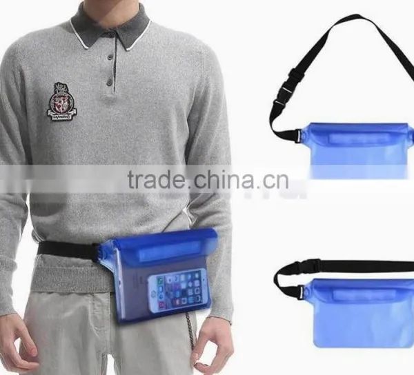 215*150mm Waterproof Big Waist Bag for Iphone 6 6plus 5s 5c Galaxy Note2/3/4 s4 s5 Underwater Sports Bag photo-6