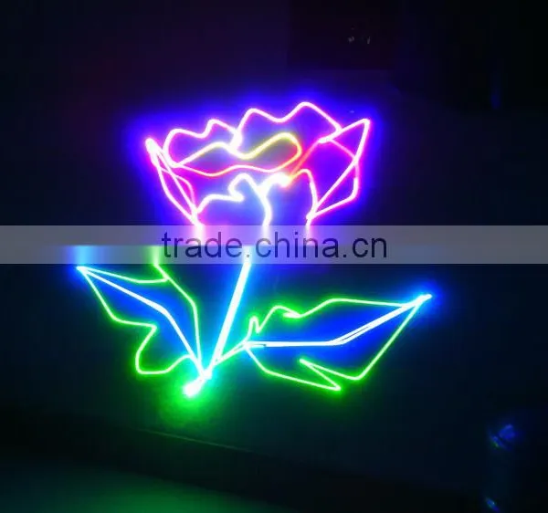 High Power Laser Light 2W Animation Laser RGB Full Color AC110V -240V , 3D DMX512 Stage Laser Lighting 2000mw photo-5