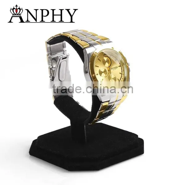 Wholesale Black DIY Fabric Watch C-stand Bracelet Jewelry Display Stand Holder Showcase Watch Display Stand Holder