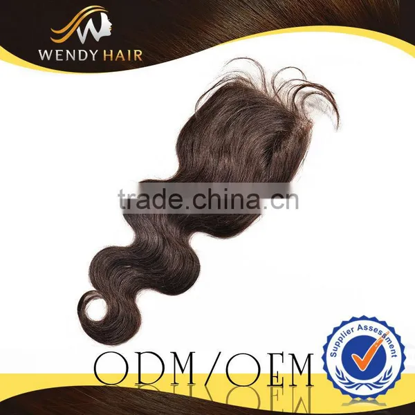 Body Wave Free Part Lace Closure High Quality Human Hair Material photo-2