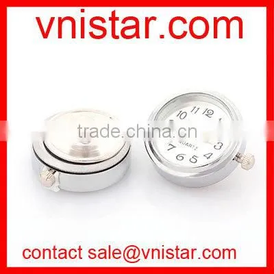 Vnistar Aqua Blue Watch Face Snap Button NC001-3, Fit Button Ring and Button Bracelet photo-2