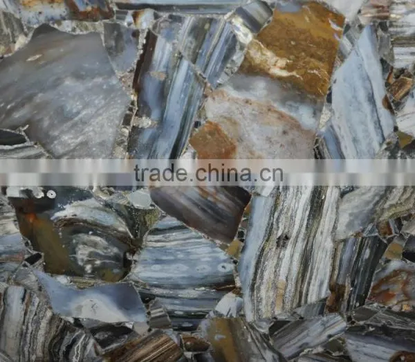 Brazilian Wooden Yellow Brown Agate photo-3