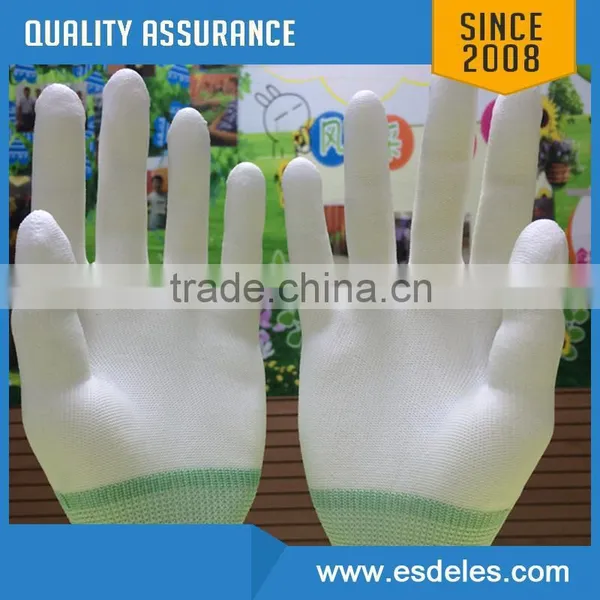 PU Gray Color Nylon Gloves photo-3