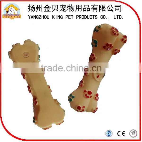 China Supplier Delicated Portable Dog Training Toy Squeaky Rubber Bone photo-5