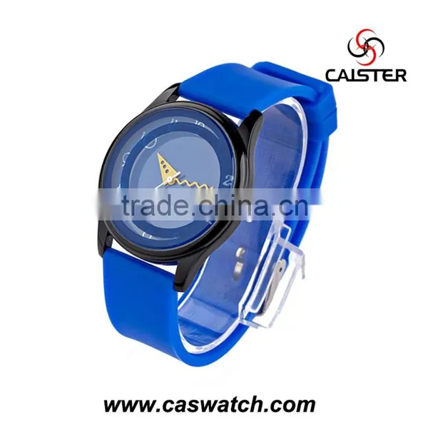 Fashional Alloy Case Sport Style Silicone Watch for Lady photo-3