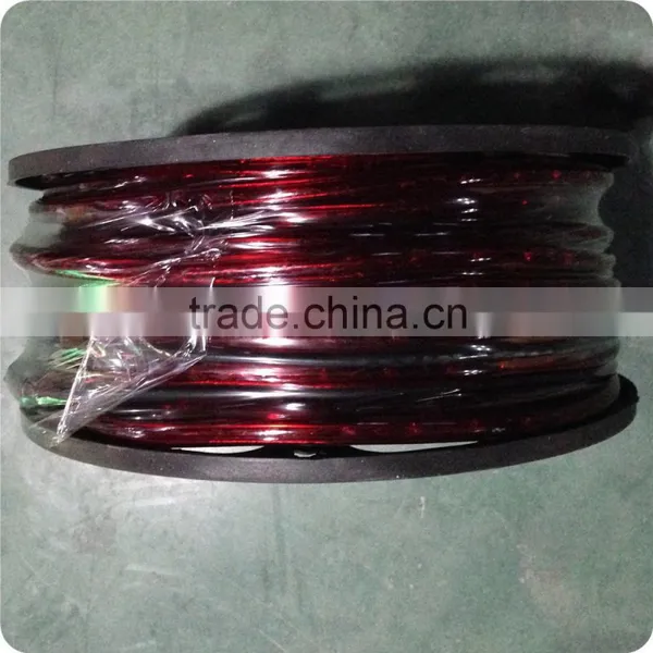120V 2Wires 36bulbs 50M Rainbow Red Rope Lights photo-4