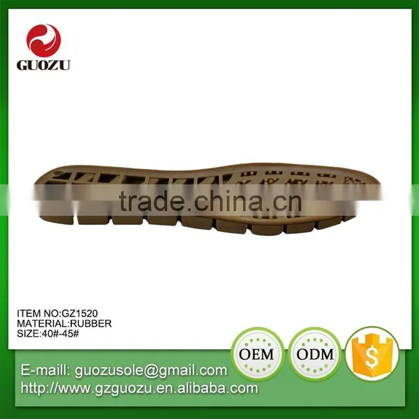 Sole Type Men Mocassin Shoe Sole Rubber Outsole for Sale photo-5