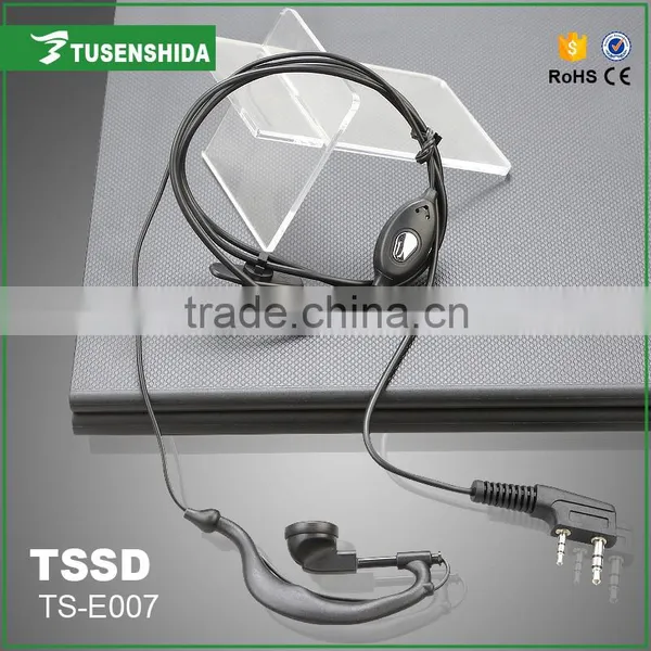 Walkie Talkie Vox Headphones 3.5mm 2Pin K-Type Transceiver Headset TS-E007 photo-2