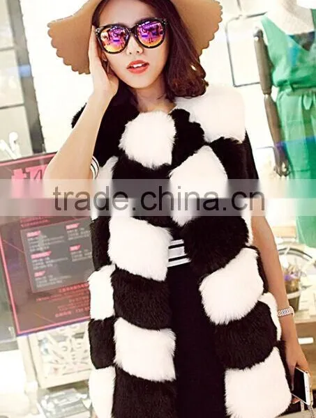QYQX-001 Europea Fashion Ladies Fox Fur Vest photo-4