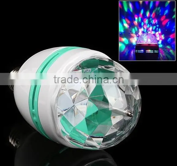 CE Approved Festival Party Mini Laser Magic Colorful Rotating Led Bulb Lamp RGB Led Color Changing Led Light Quality Choice photo-4