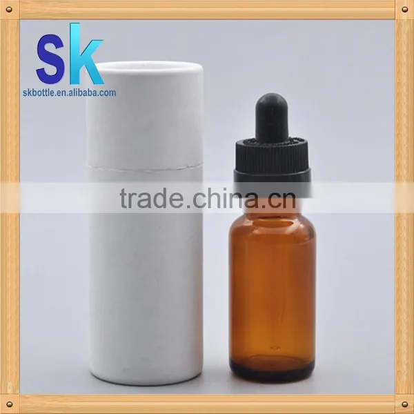 Best Selling 30ml e Liquid Glass Dropper Bottle Amber Glass Bottle With Tube photo-2