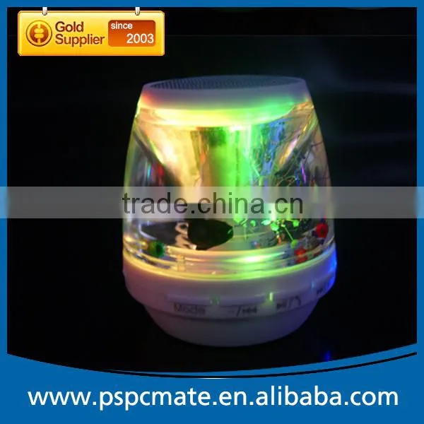 Handfree Stereo Colorful LED MP3 Bluetooth Liquid Speaker photo-2