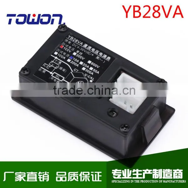 100A Ammeter 100V Voltmeter 2in1 Digital Voltage Current Meter DC 12V 24V Dual Display Volt Amp Monitor + Current Transformer photo-2