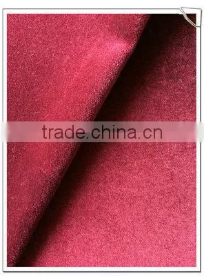 100%cotton Textile Velvet Fabric for Upholstery 350gsm