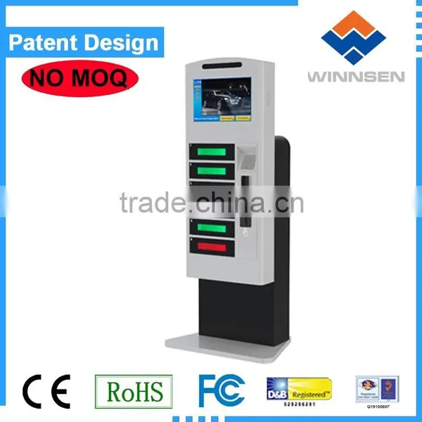 Wifi Remote Control 6 Digital Lockers Charging Station for Restaurant APC-06B photo-2