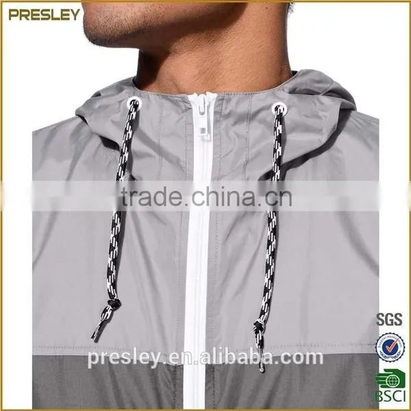Custom Waterproof Nylon Polyester Windbreaker Jacket With Your Own Logo Label for Promotion photo-4