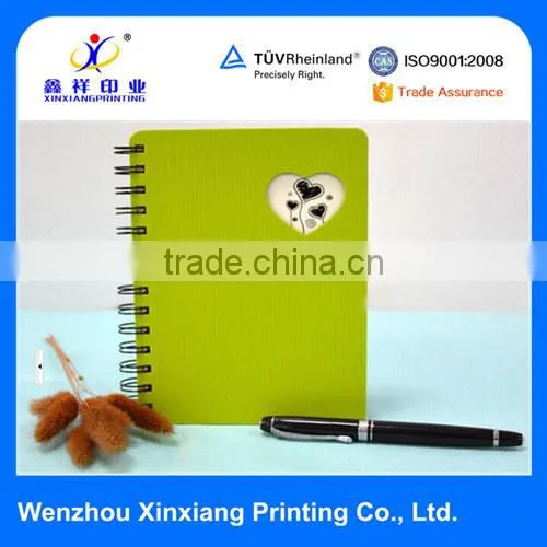 2016 New Design pp Cover Spiral Recycle Paper Notebooks photo-3