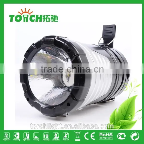 Outdoor Camping LED Lantern Lights 16+1 Fashion Golden Color Design Super Bright LED Tent Light Plastic Flashlight Portable Lamp photo-2