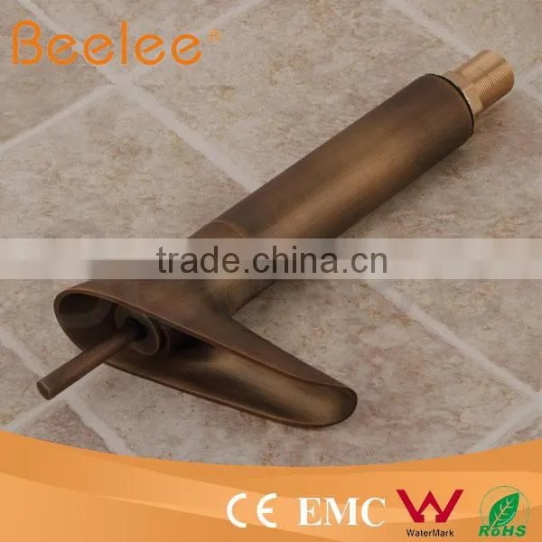 Single Handle Single Hole Bela Hot Sale Antique Brass Faucet in Bathroom photo-4