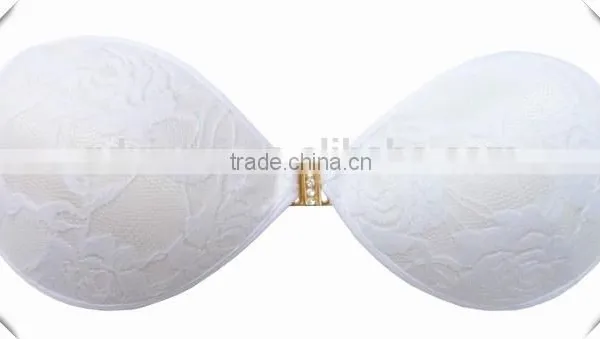 High Quality Low Back Strapless Bra Self-Adhesive Invisible Lace Bra photo-4