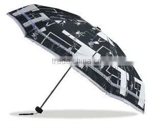 Colorful Promotion Funky High End Umbrella 3 Fold Umbrella photo-3