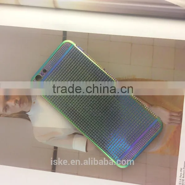 2016 China Hotsell Product for Iphone 6s Plus Housing Rainbow With Full Crystal for Iphone 6s Plus 24k Gold Crystal