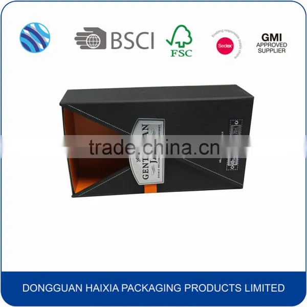 Fashion Cardboard Wine Box With Window