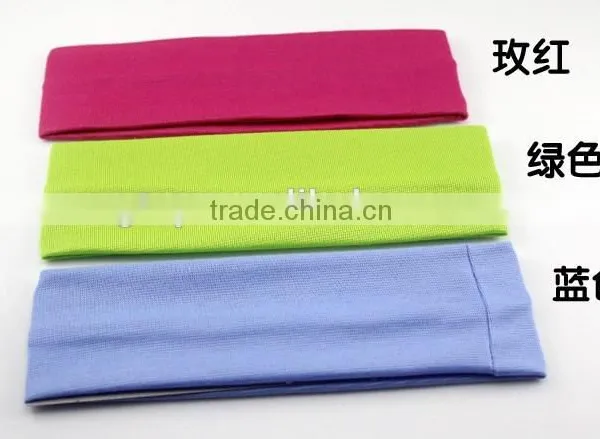 Sweatband Sport Stretchy Elastic Headbands photo-3