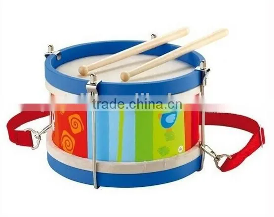 Fashional Children Wooden Marching Drum, Children Drum Toys, Wood Drum