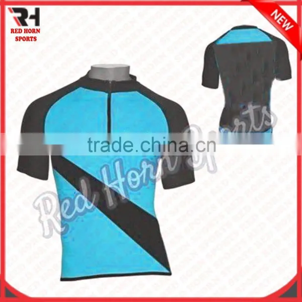 Mens Short Sleeve Cycling Coolmax Jersey, Breathable Cycling Jersey photo-3