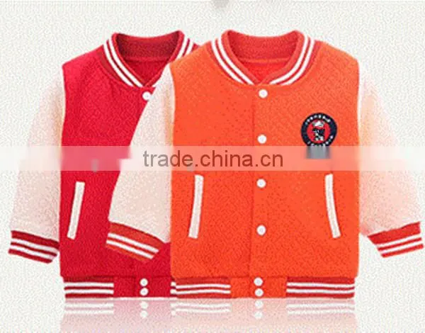 2016 Latest Design Baby Winter Warm Sports Baseball Jacket photo-3