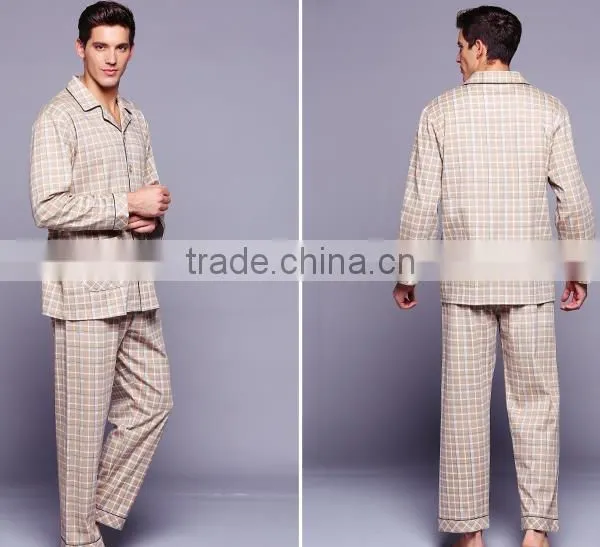 Mens Autumn Cotton Sleeping Suit