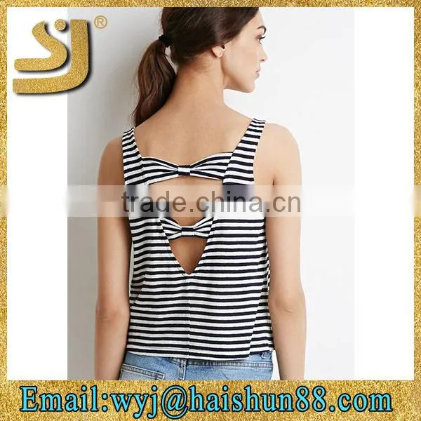 High Quality 2015 New Arrival Crop Top T-shirts photo-4