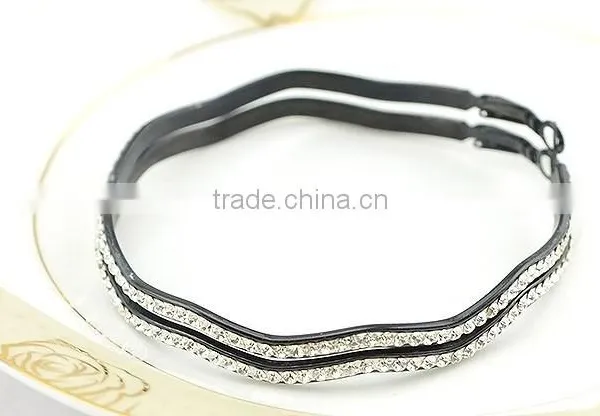 ER17108 Black Anodized Earrings , Crystal 2015 Fashion Big Earring photo-2