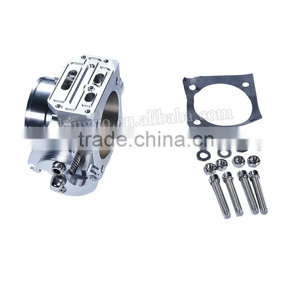 New Style Sliver Aluminum Alloy Racing Throttle Body For EVO 123 photo-2