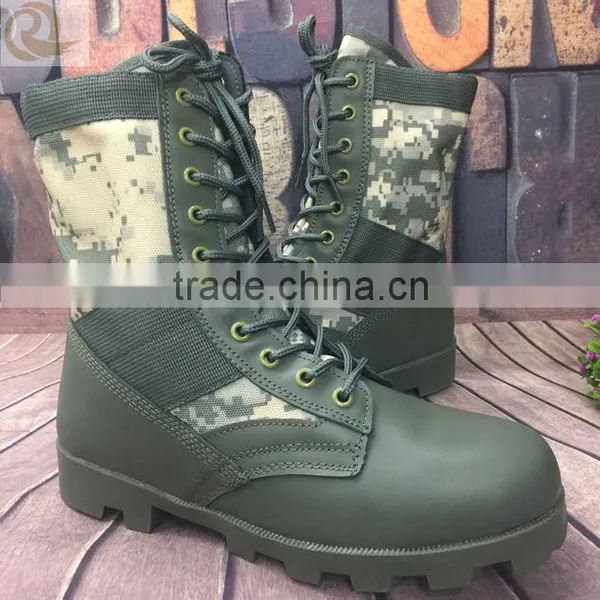 Newest Design Camo Military Green Army Boots