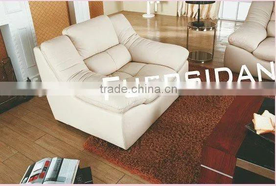 Indian Indoor Furniture White Leather Sectional Sofa Modern Quality Choice photo-4