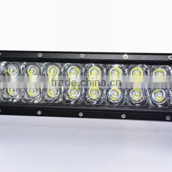 Dual Row Offroad 3D Reflector 1ft 2ft 3ft Led Light Bar 72w/120w/180w/240w/288w for 4x4 Auto Parts