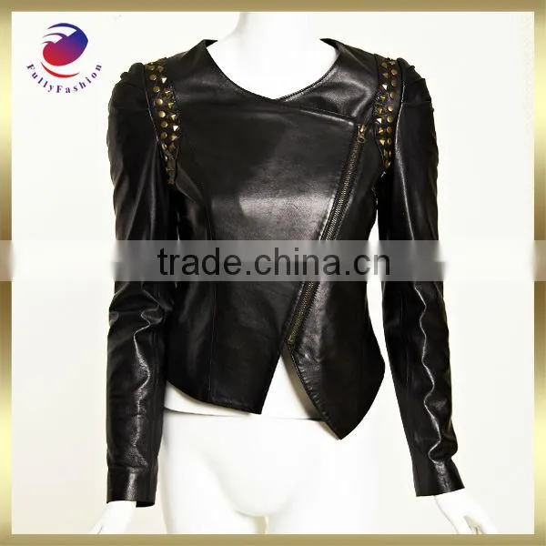 100% pu Synthetic Leather Ladies pu Leather Clothes