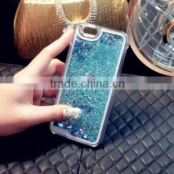 New Bling Stars Quicksand Designed Back Phone Case Cover for Iphone 6 Plus 4.7 5.5 photo-4
