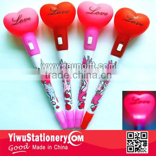 LED Lighting up Pen Valentine's Pen