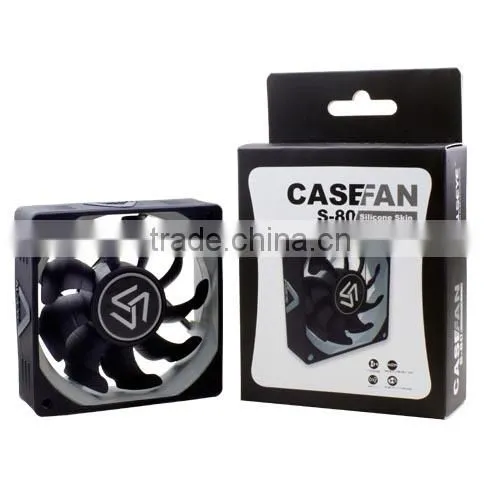 Alseye CA301w Manufacture S80-Balck 80*80*25mm pc Cooling 3 Pin Silent Case Fan photo-5