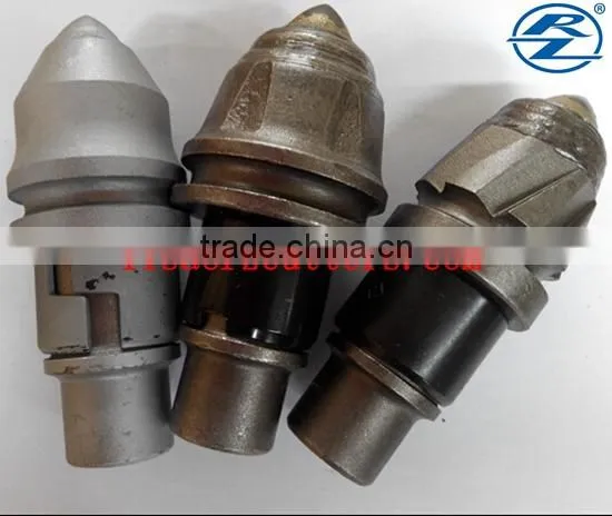 RZ60/30 Earth Auger Drill Bits Geological Drilling Rig Parts Rock Drill Teeth Round Shank Chisel