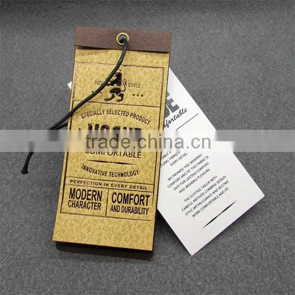 Classical Hotstamping Foil Paper Tag photo-2