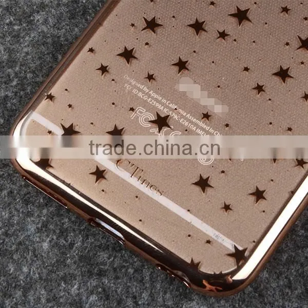C&T High Impact Hybrid Ultra Slim Flower Pattern Electroplate Case Cover For IPhone 6 photo-4